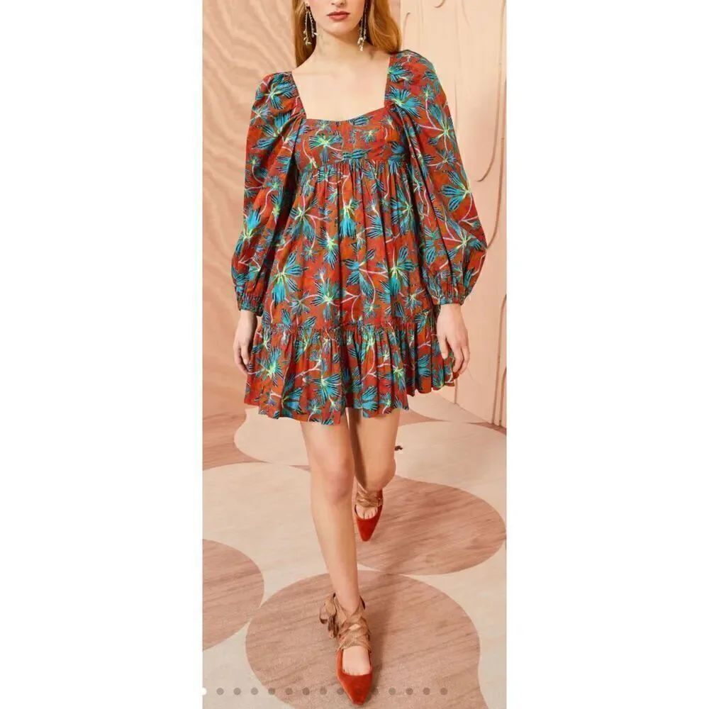 Ulla Johnson Alita Mini Dress in Tropical NWT Size 4